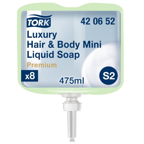 Tork Luxury Hair & Body Mini folyékony szappan hajra és testre S2