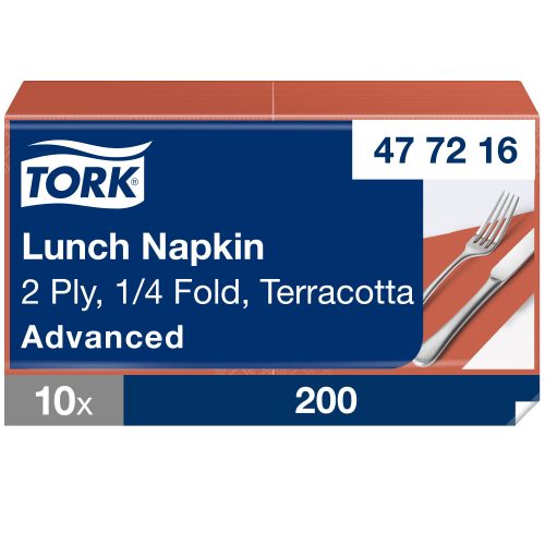 Tork Terracotta Lunch szalvéta