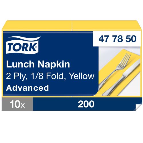 Tork sárga Lunch szalvéta