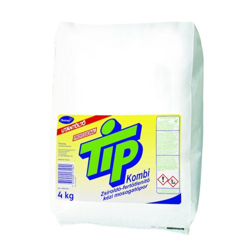 Tip Kombi Professional (4kg) - fertőtlenítő kézi mosogatópor, kiváló zsíroldó hatással