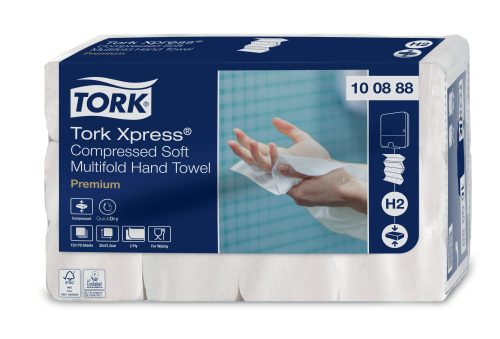 Tork Xpress® tömörített soft multifold kéztörlő H2