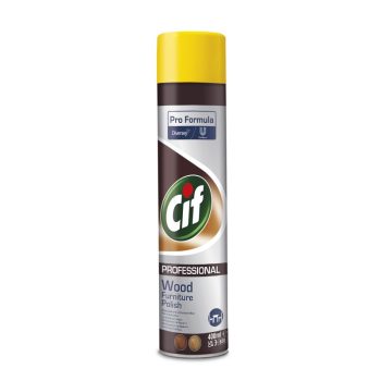   CIF Pro Formula Wood Furniture Polish (400ml) - bútortisztító- és ápoló aerosol 