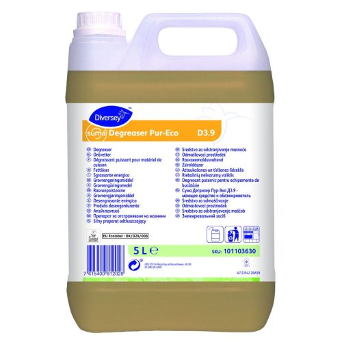Suma Degreaser Pur-Eco D3.9 (5l) - nagy teljesítményű zsíroldó szer