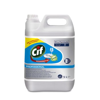   CIF Pro Formula Liquid (5l) - gépi mosogatószer közepesen kemény és kemény vízhez