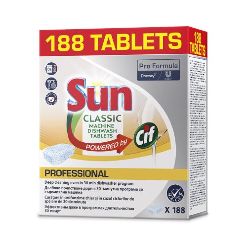 SUN Pro Formula Classic Tablets (188db) - gépi mosogatótabletta