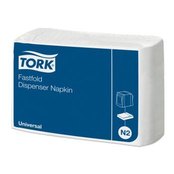Tork fehér Fastfold adagolós szalvéta (fehér) N2