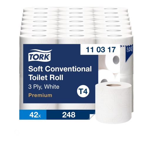 Tork Soft kis tekercses toalettpapír T4