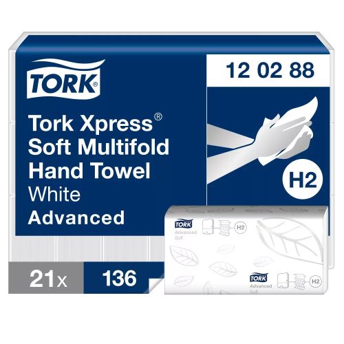 Tork Xpress Soft Multifold kéztörlő H2