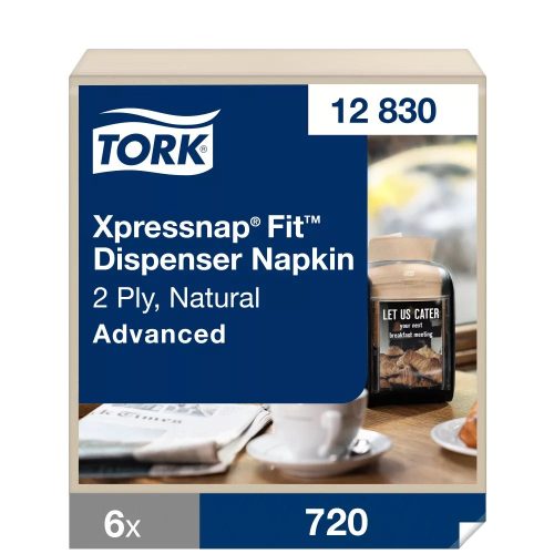 Tork Xpressnap Fit® natúr adagolós szalvéta  N14