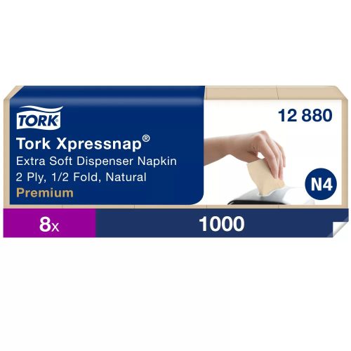 Tork Xpressnap® Extra Soft natúr adagolós szalvéta N4