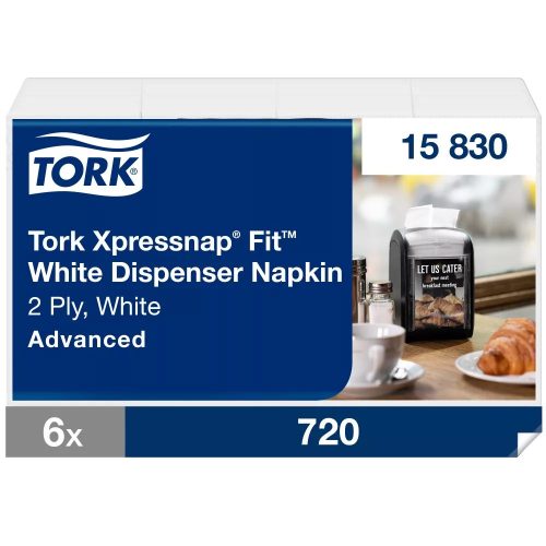 Tork Xpressnap Fit® fehér adagolós szalvéta N14