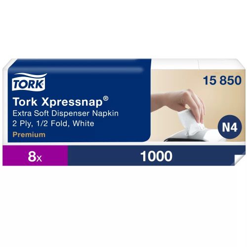 Tork Xpressnap® Extra Soft fehér adagolós szalvéta N4