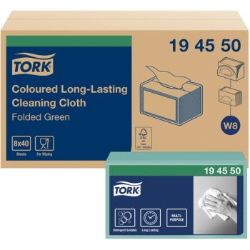 Tork színes, többször használható tisztítókendő W8