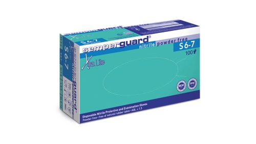 Semperguard Nitril Xtra Lite latexmentes "S" púdermentes vizsgálókesztyű
