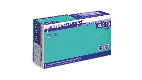 Semperguard Nitril Xtra Lite latexmentes "XL" púdermentes vizsgálókesztyű /KIÁRUSÍTÁS/