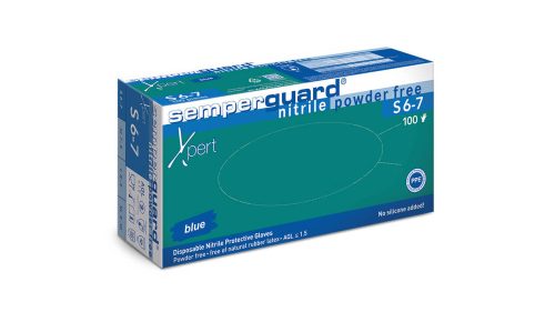 Semperguard Nitril Xpert latexmentes "S" púdermentes munkavédelmi kesztyű /KIÁRUSÍTÁS/