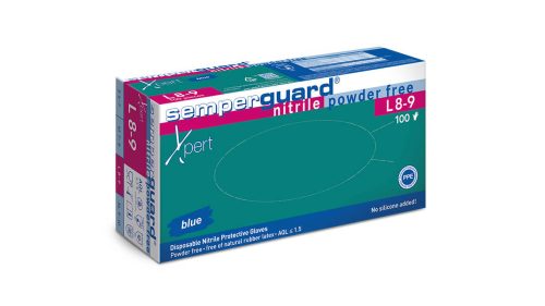 Semperguard Nitril Xpert latexmentes "L" púdermentes munkavédelmi kesztyű /KIÁRUSÍTÁS/