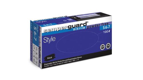 Semperguard Nitril Style latexmentes "S" púdermentes vizsgálókesztyű /KIÁRUSÍTÁS/