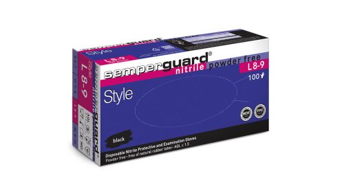 Semperguard Nitril Style latexmentes "L" púdermentes vizsgálókesztyű