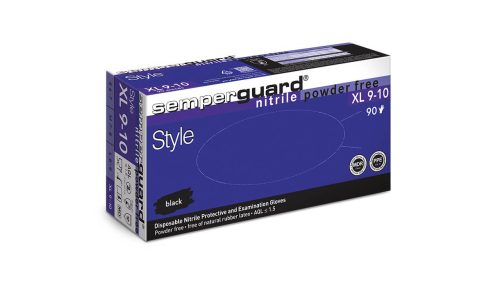 Semperguard Nitril Style latexmentes "XL" púdermentes vizsgálókesztyű /KIÁRUSÍTÁS/