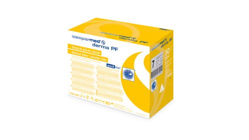 Sempermed Derma PF latex "6,5" púdermentes steril sebészeti kesztyű 