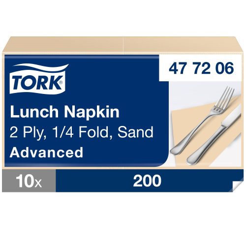 Tork csontszínű Lunch szalvéta