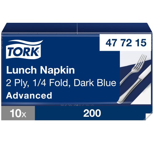 Tork sötétkék Lunch szalvéta