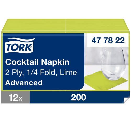 Tork Lime Cocktail szalvéta 