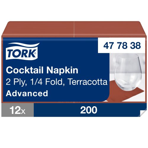 Tork Terracotta Cocktail szalvéta 