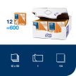 Tork LinStyle® narancssárga Dinner szalvéta 
