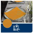 Tork LinStyle® narancssárga Dinner szalvéta 