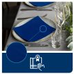 Tork LinStyle® sötétkék Dinner szalvéta 