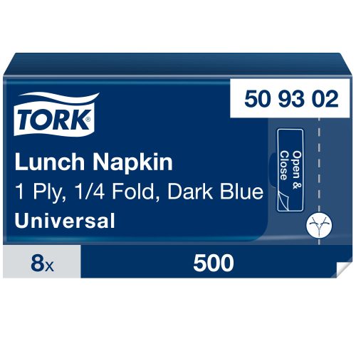 Tork sötétkék Lunch szalvéta