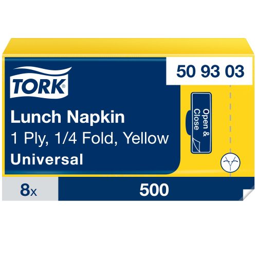 Tork sárga Lunch szalvéta