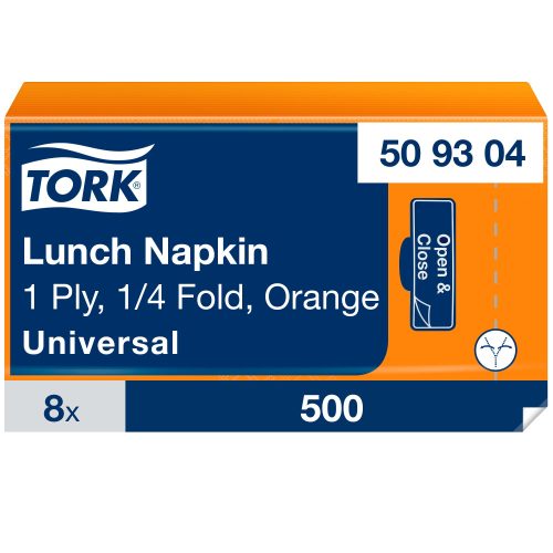 Tork narancssárga Lunch szalvéta