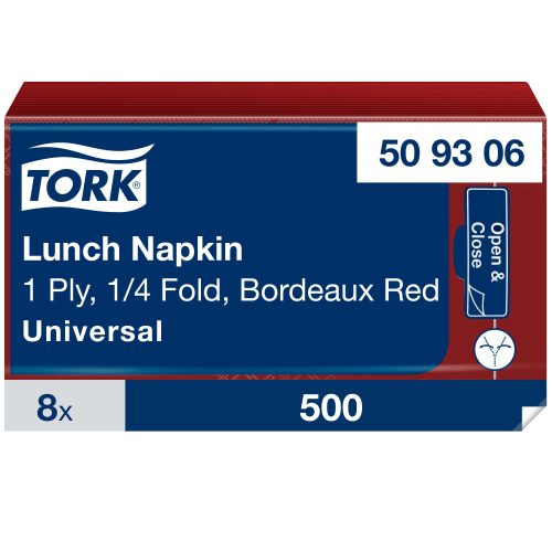 Tork bordó Lunch szalvéta