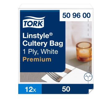 Tork LinStyle® fehér szervizszalvéta