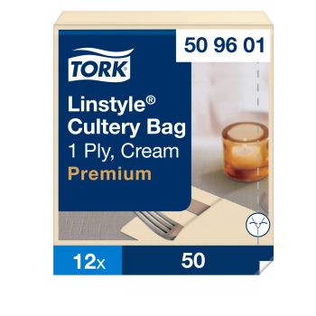 Tork LinStyle® krémszínű szervizszalvéta 