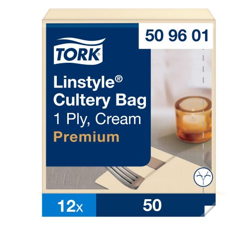 Tork LinStyle® krémszínű szervizszalvéta 