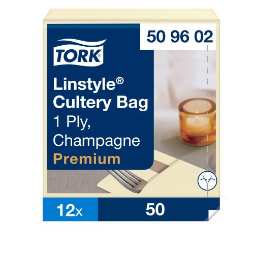 Tork LinStyle® pezsgőszínű szervizszalvéta