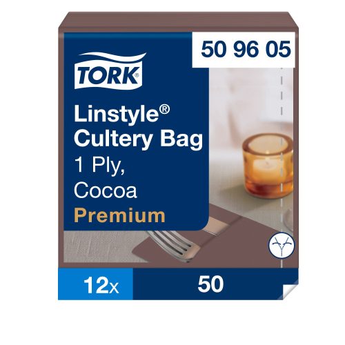 Tork LinStyle® kakaószínű szervizszalvéta