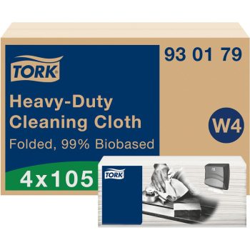   Tork nagy teljesítményű tisztítókendő, 99%-ban bioalapú W4